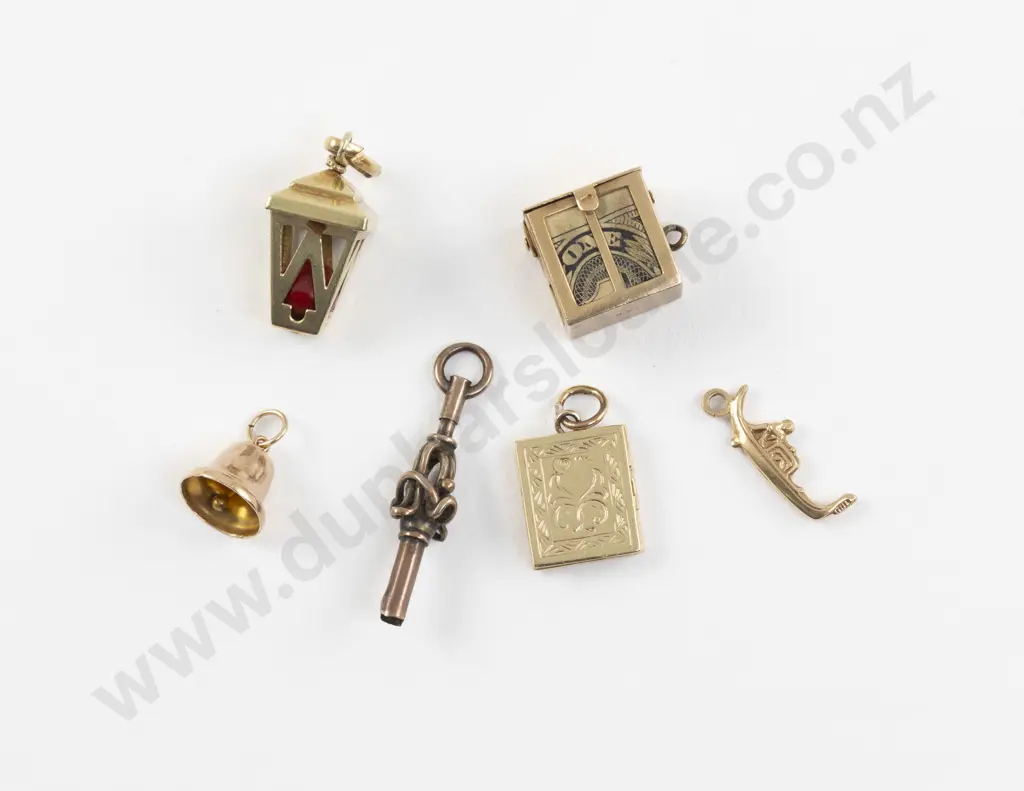 Five 14ct Gold Charms Image 1++