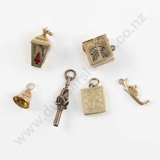Five 14ct Gold Charms