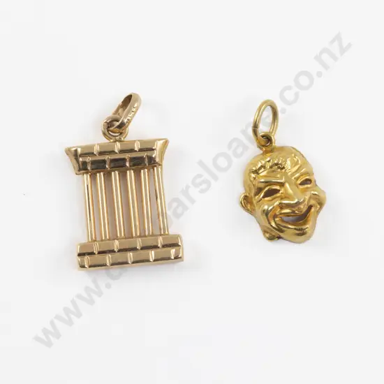 Two 18ct Charms