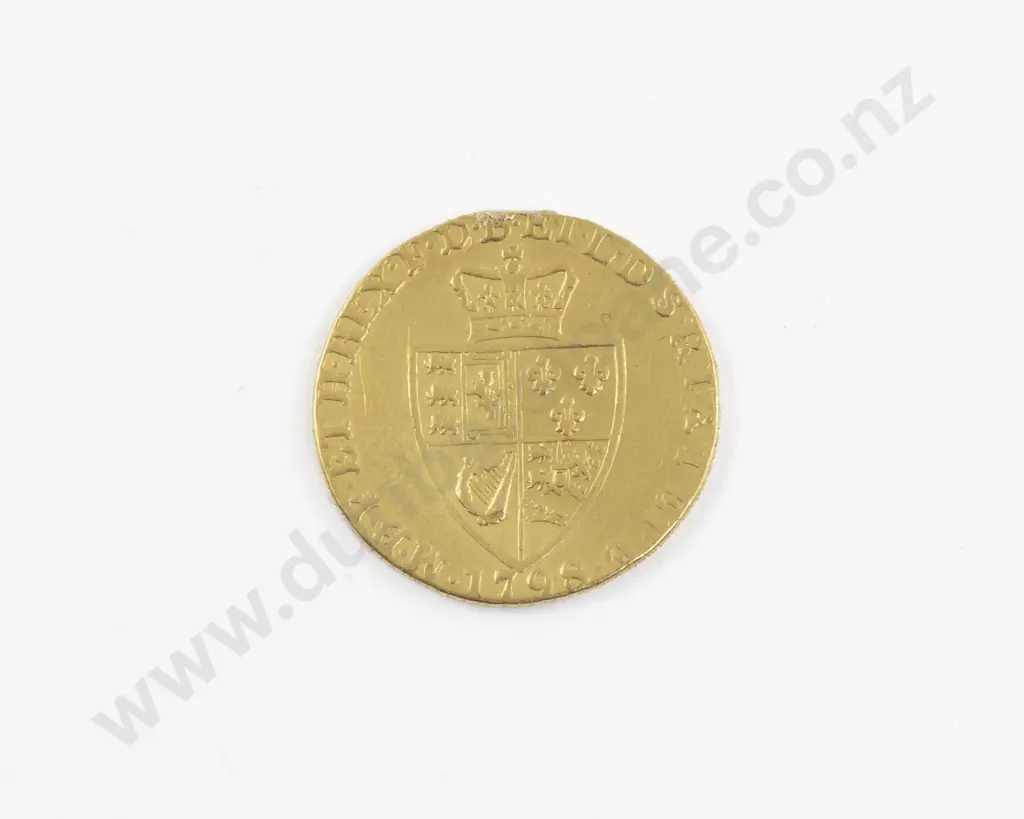UK Geo III 1798 22ct Gold Guinea Coin Image 1++