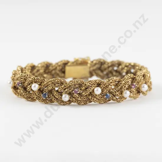 14ct Fancy Rope Twist Bracelet