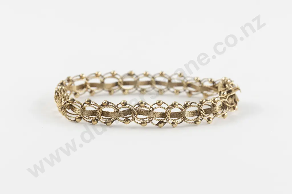 14ct Fancy Link Bracelet Image 1++