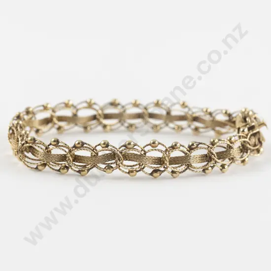 14ct Fancy Link Bracelet