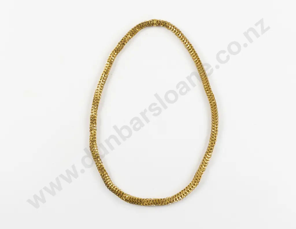 Victorian 22ct Fancy Link Neck Chain Image 1++