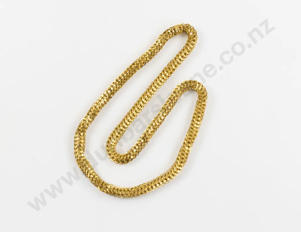 Victorian 22ct Fancy Link Neck Chain Image 1++