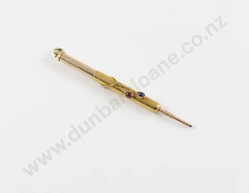 Victorian 18ct Rose Gold Propelling Pencil Image 1++