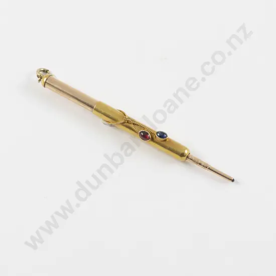 Victorian 18ct Rose Gold Propelling Pencil
