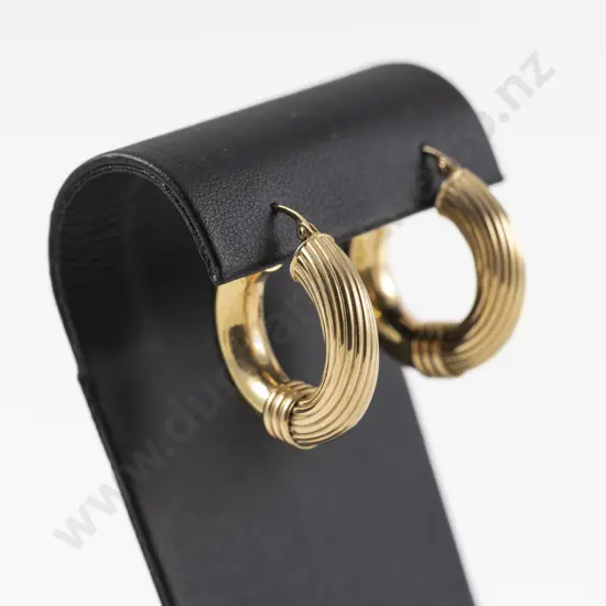 9ct Gold Hoop Earrings