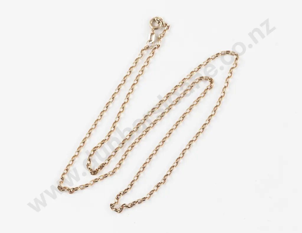 9ct Trace Link Neck Chain Image 1++
