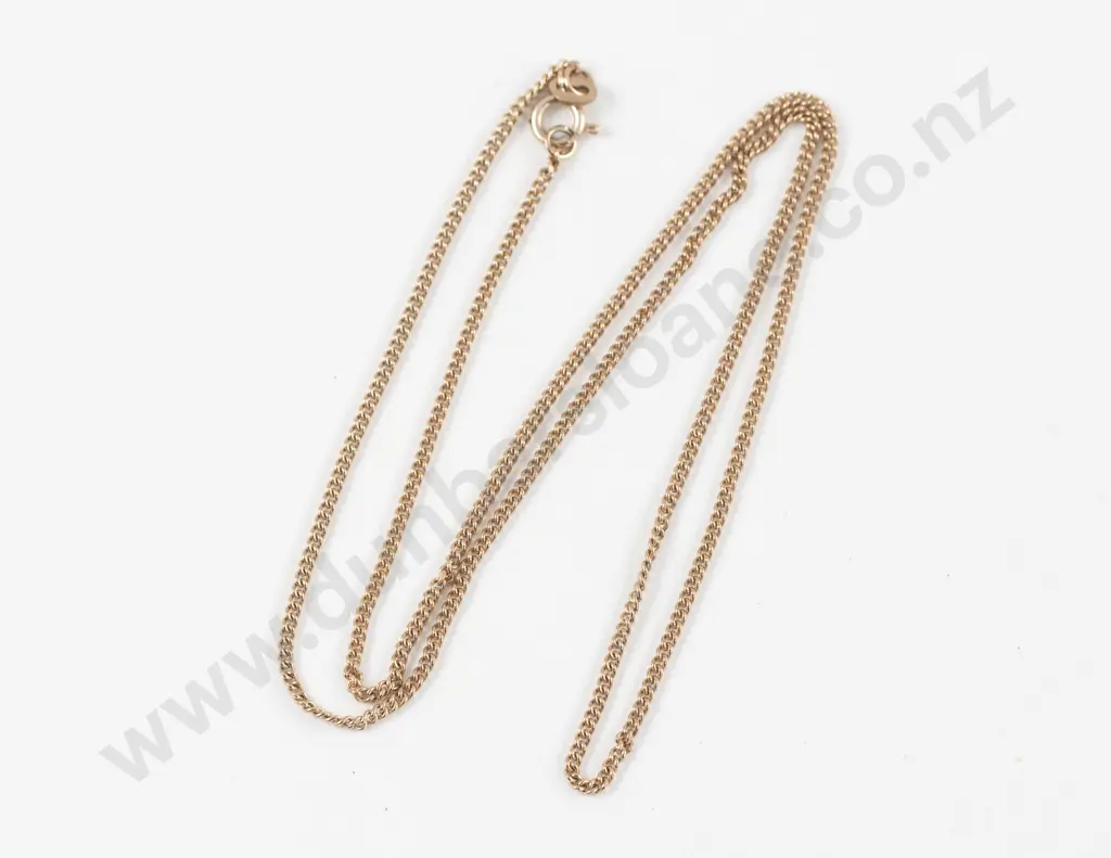 9ct Modern Fancy Link Neck Chain Image 1++