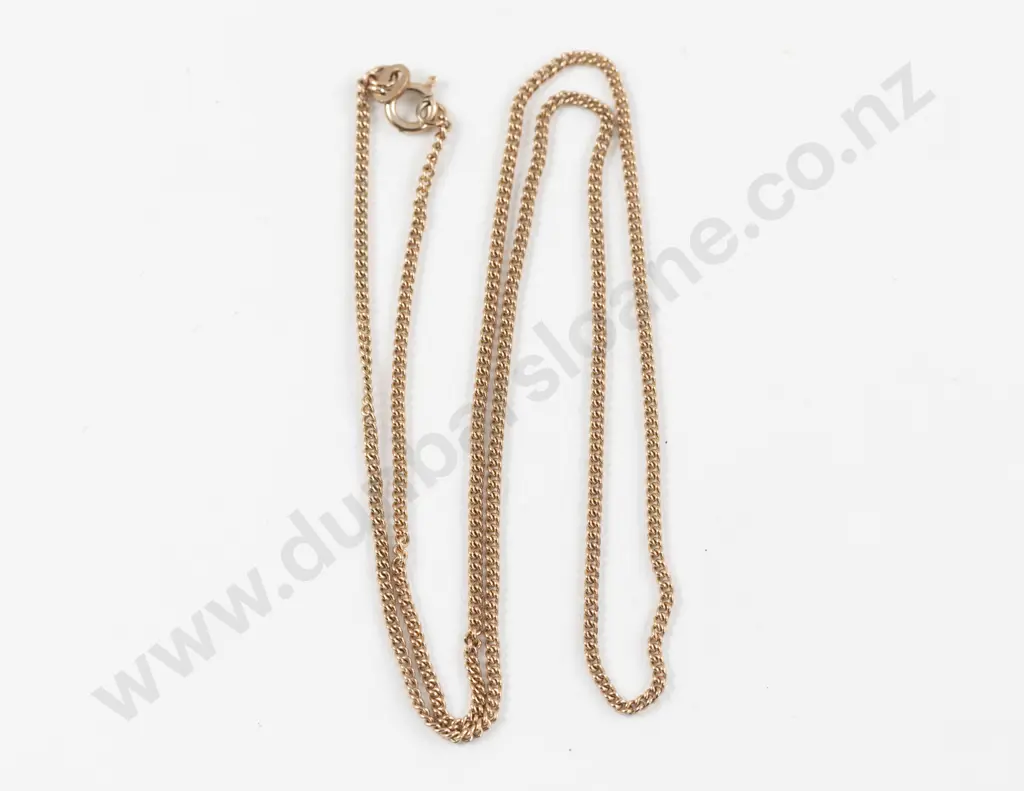 9ct Modern Fancy Link Neck Chain Image 1++