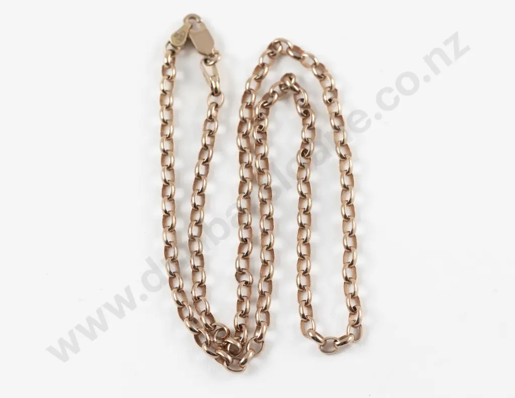 9ct Trace Link Neck Chain Image 1++
