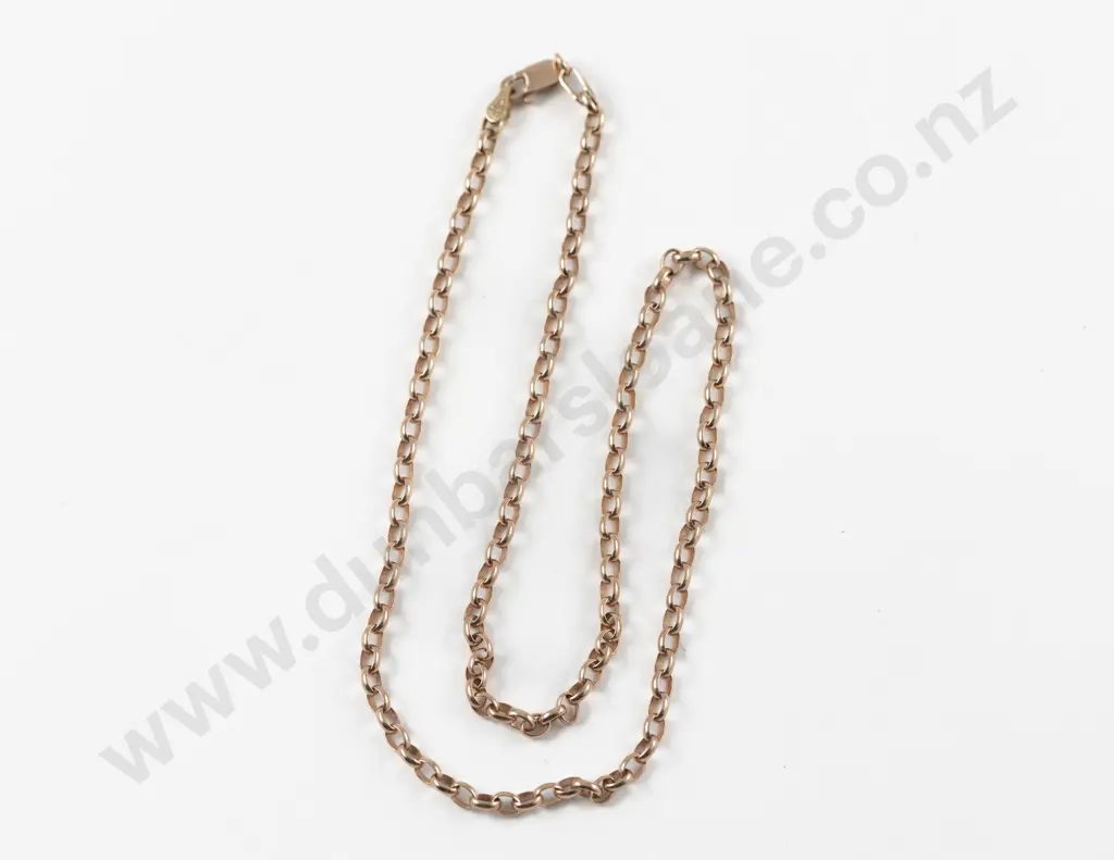 9ct Trace Link Neck Chain Image 1++
