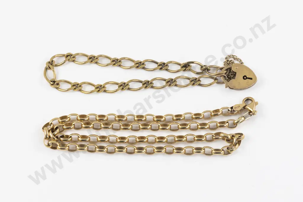 9ct Trace Link Neck Chain Image 1++
