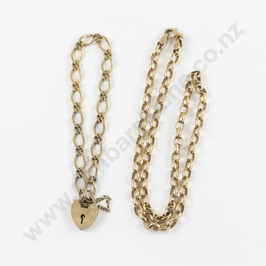 9ct Trace Link Neck Chain