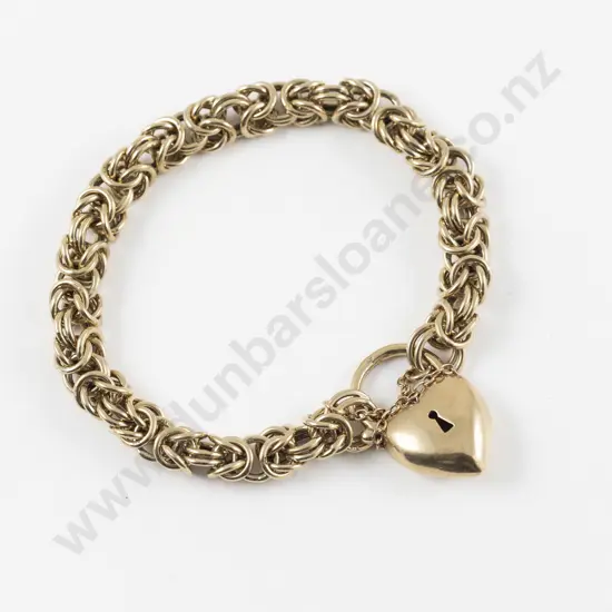 9ct Fancy Curb Link Bracelet