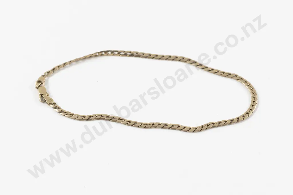 9ct Flat Fancy Link Bracelet Image 1++
