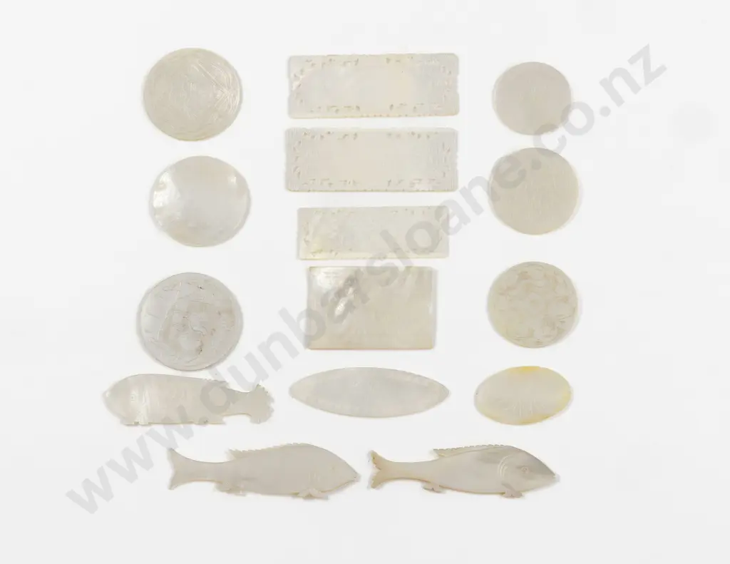 15 Chinese MOP Gaming Counters Image 1++