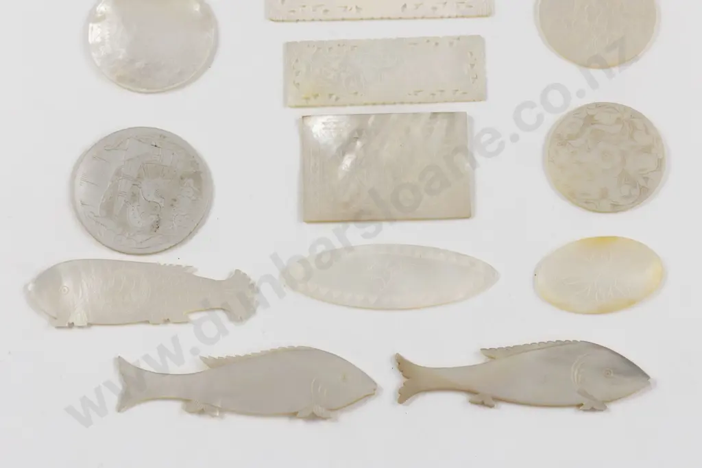 15 Chinese MOP Gaming Counters Image 1++