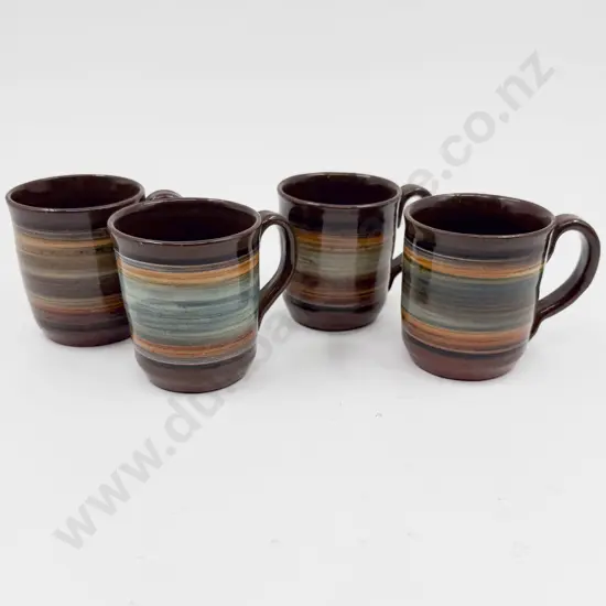 Four Elizabeth Lissaman Mugs