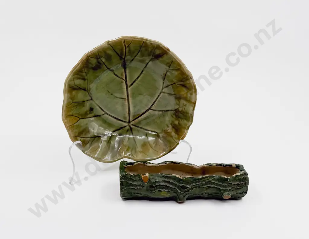 Mollé Leaf Bowl & Log Posy Vase Image 1++