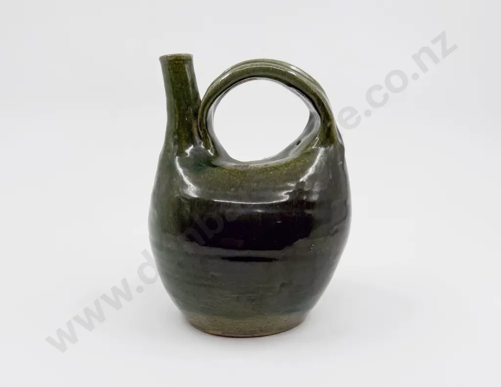 NZ Pottery Oil Jug Image 1++
