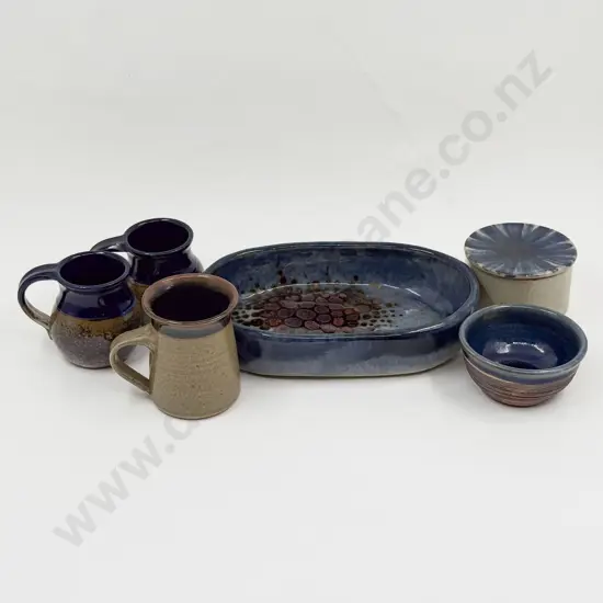 Six Pieces NZ Pottery