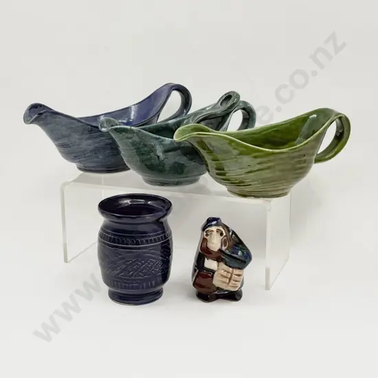 Three Paul Walshe Gravy Boats