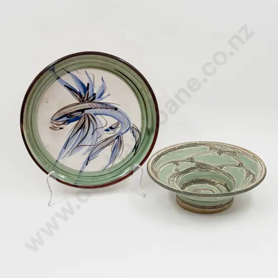 Pottery Plate & Bowl
