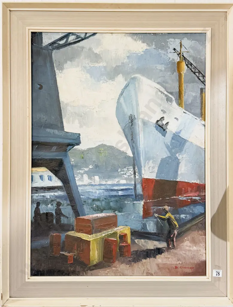 David Orange - Fishing On A Sunday - Wellington Wharves Image 1++