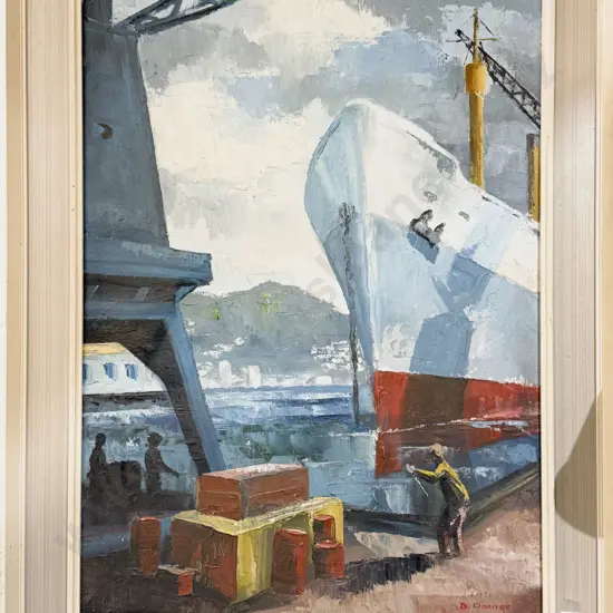 David Orange - Fishing On A Sunday - Wellington Wharves