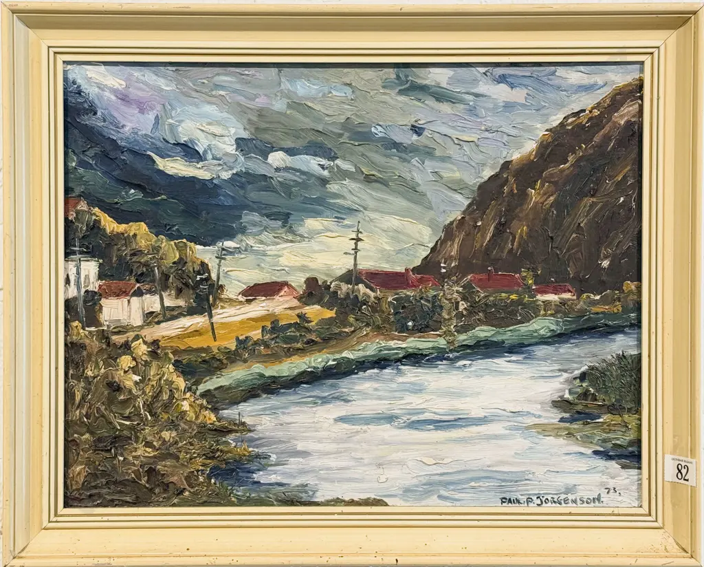 Paul P Jorgenson - NZ River Landscape Image 1++