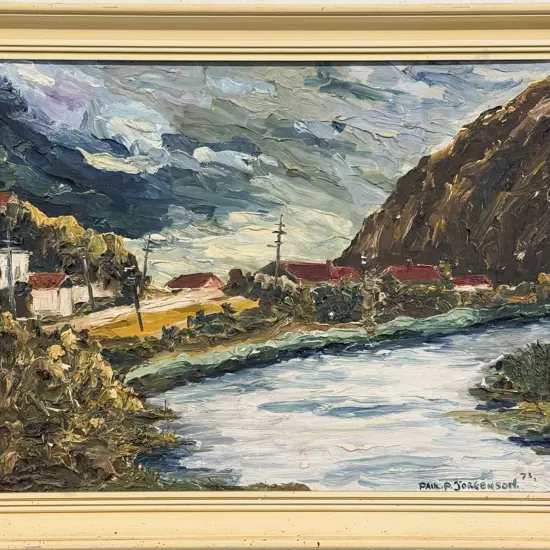 Paul P Jorgenson - NZ River Landscape