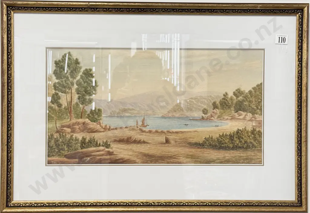 Thomas Peerless - Colonial Lake Scene Image 1++