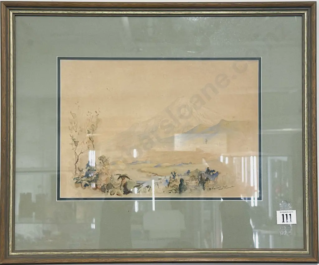 Bernard Aris - Mt Egmont From New Plymouth Image 1++