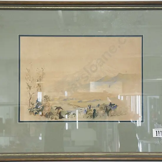 Bernard Aris - Mt Egmont From New Plymouth