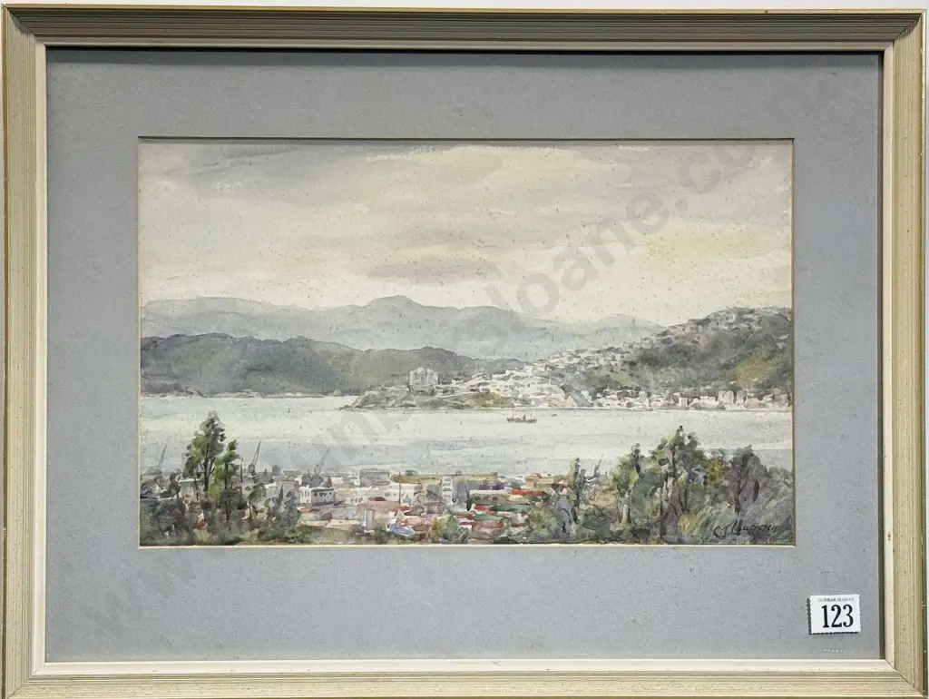 Carl Laugesen - Wellington Harbour From Northland Image 1++