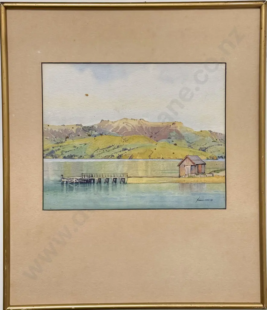 Robin Kay - Coastal Scene With Jetty Image 1++