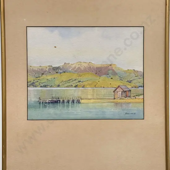 Robin Kay - Coastal Scene With Jetty