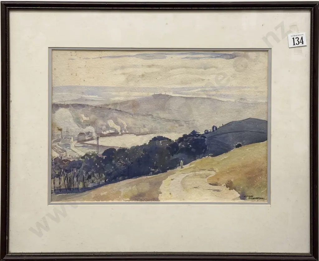 Harry Linley Richardson - Wellington From Mt Victoria Image 1++