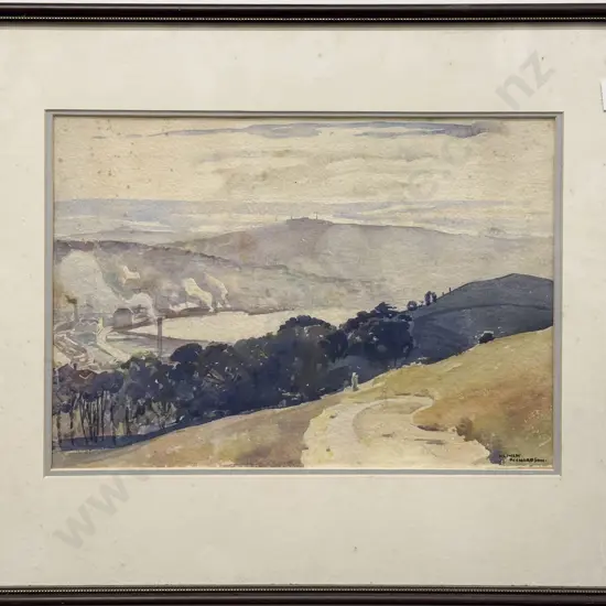 Harry Linley Richardson - Wellington From Mt Victoria