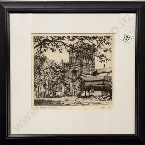 Reproduction Queen Margaret's College Print