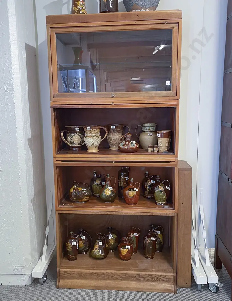 Vintage Four Tier Sectional Bookcase Image 1++
