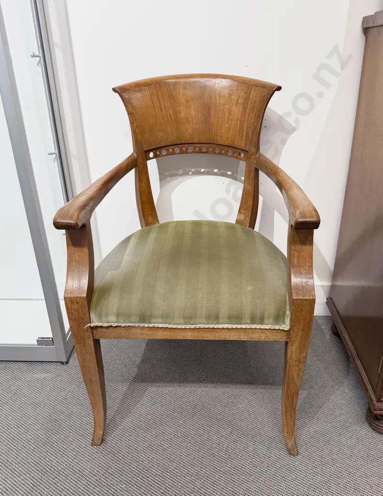 Biedermeier Style Open Armchair Image 1++