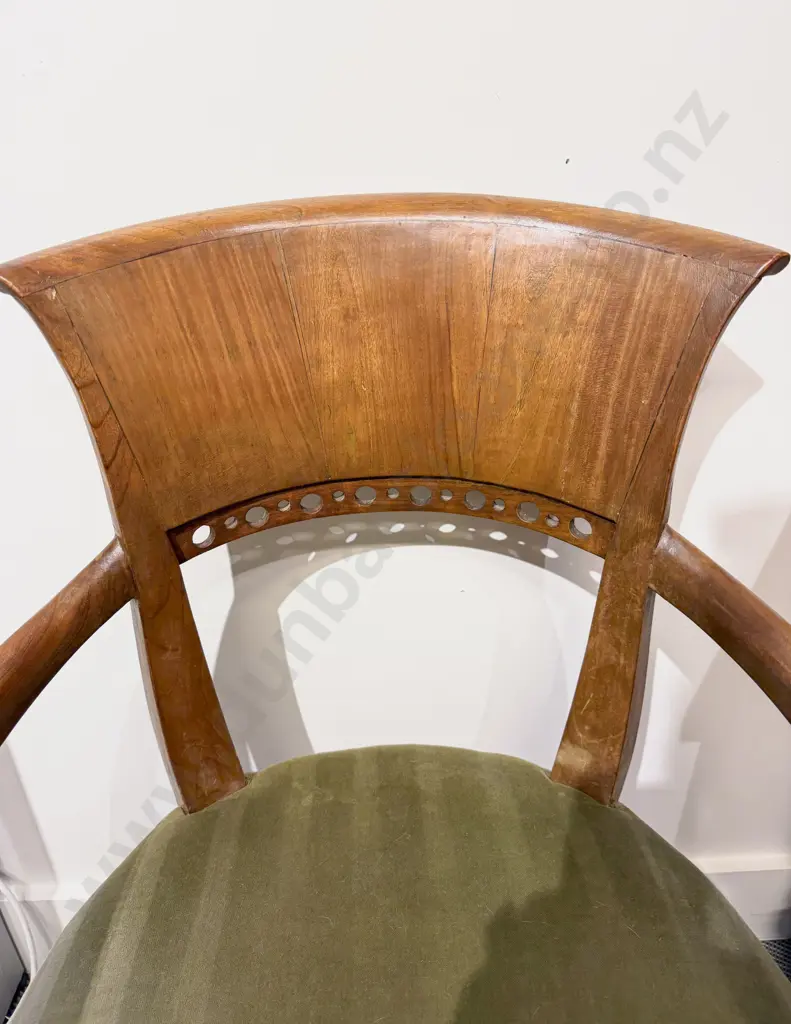 Biedermeier Style Open Armchair Image 1++