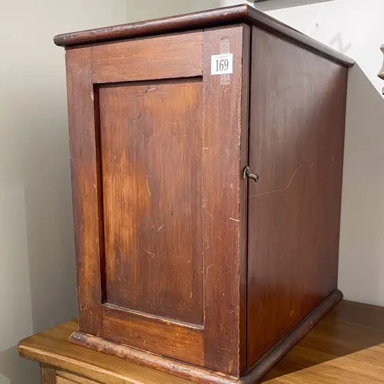 Edwardian Stained Kauri Five Drawer Filing Cabinet
