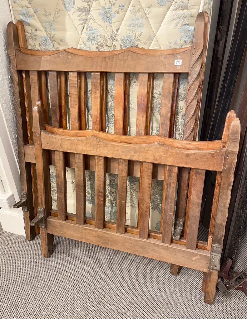 Pair Chapman Taylor Single Bed Frames Image 1++