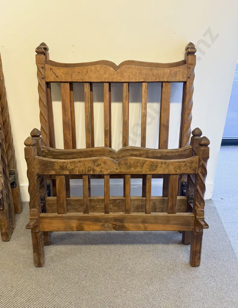 Pair Chapman Taylor Single Bed Frames Image 1++