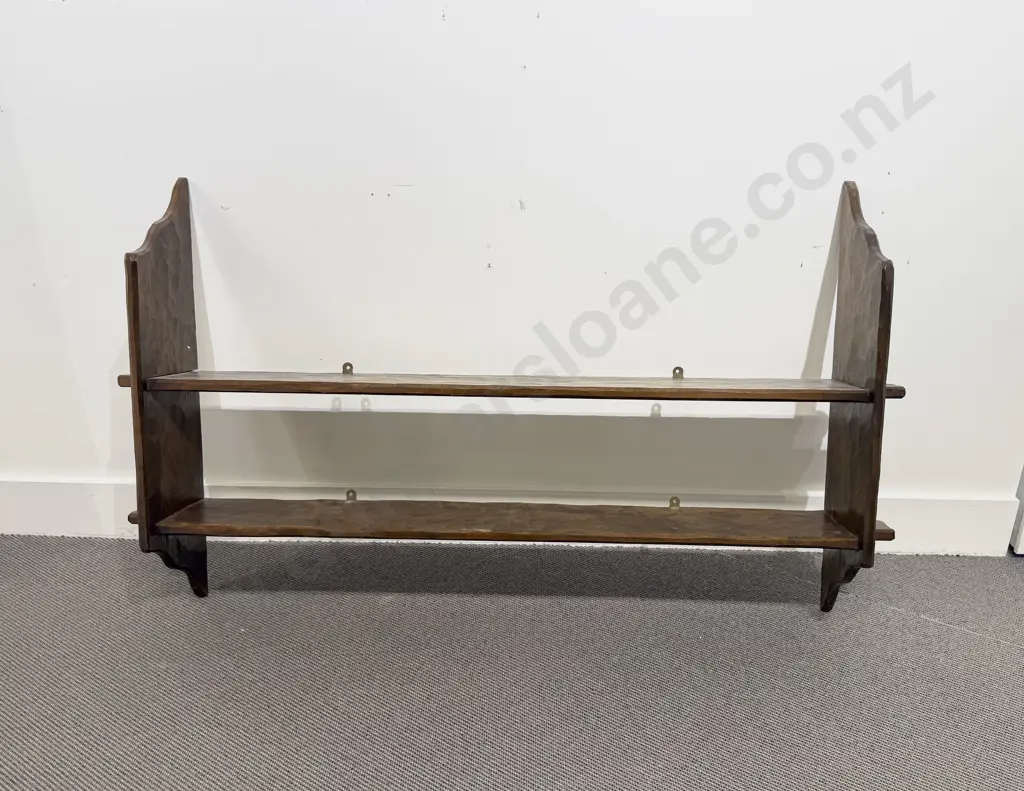 Chapman Taylor Style Two Tier Open Hanging Book Shelf Image 1++