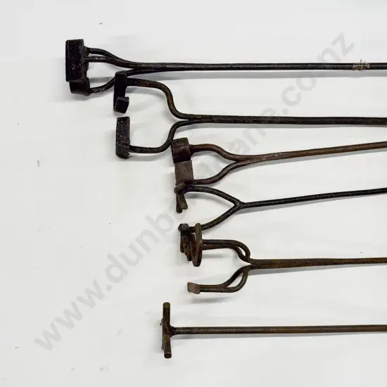 Six Branding Irons